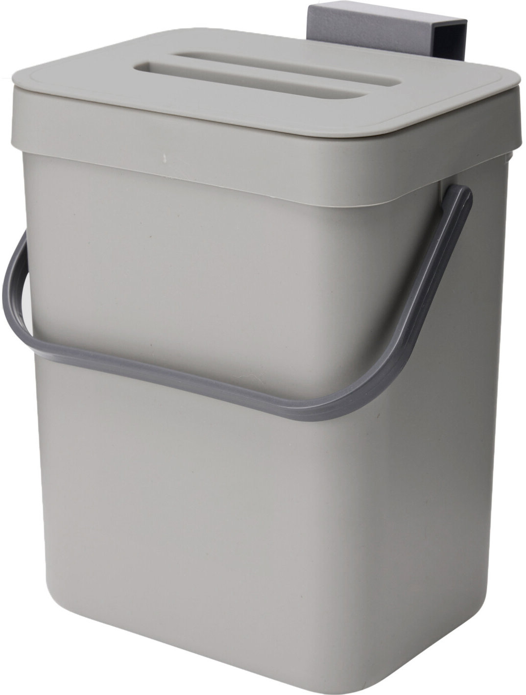 EH Excellent Houseware Sava, do kuchyně, závěsný na dvířka skříňky, 3 l, šedý