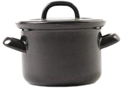 Beryl Hrnec s poklicí 14 cm, 1,2 l, černý