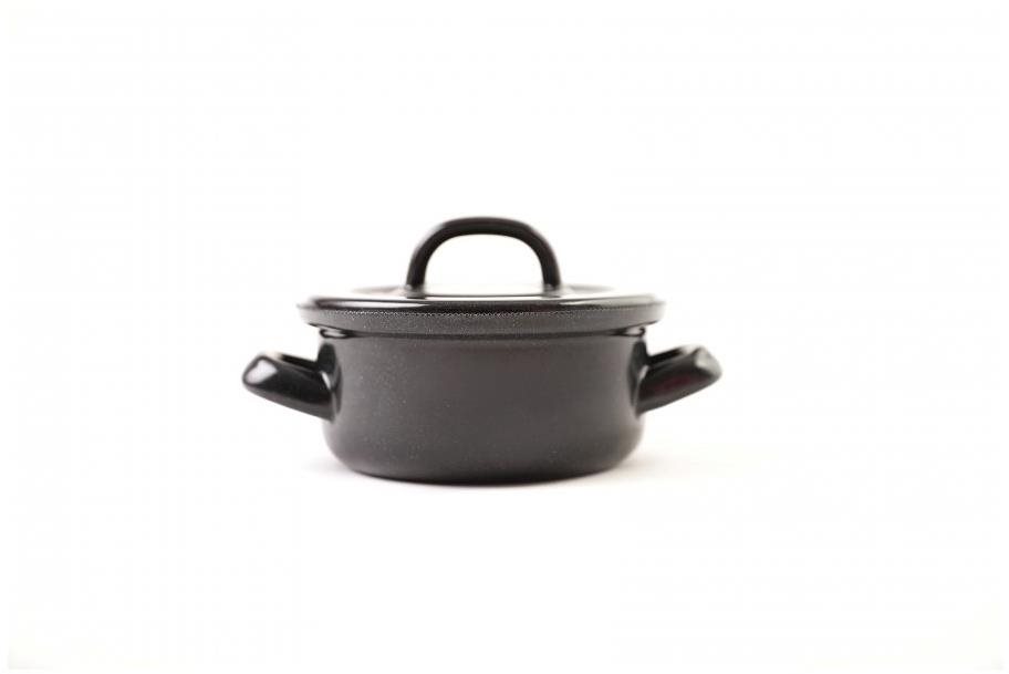 Beryl Kastrol s poklící 14 cm, 0,8 l, černý