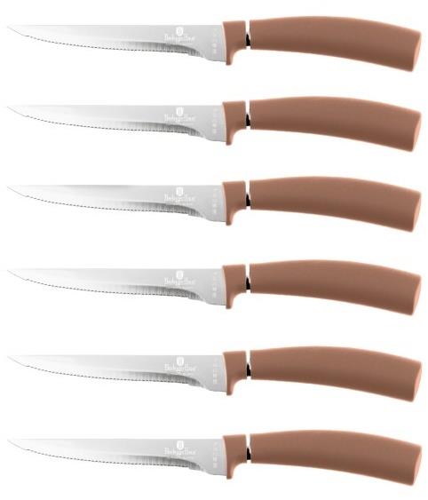 BERLINGERHAUS Sada steakových nožů Rosegold Metallic Line 6 ks