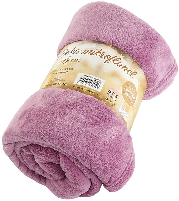 B.E.S. - Petrovice Deka mikroflanel EXCLUSIVE 150 × 200 - Purple