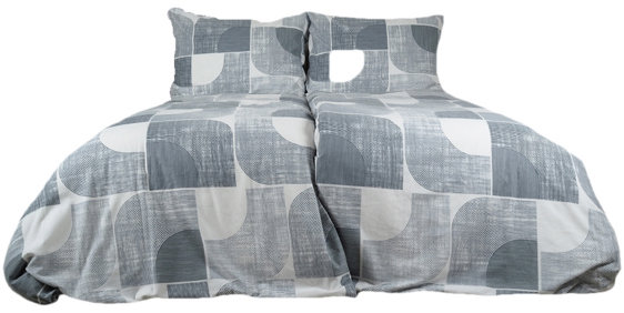 B.E.S. - Petrovice Bavlněné flanelové povlečení české výroby - Nordic Grey