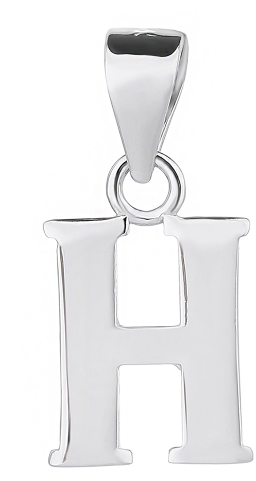BEALIO 02899 Stříbrný přívěsek PÍSMENO H (Ag 925/1000, 0,98 g)