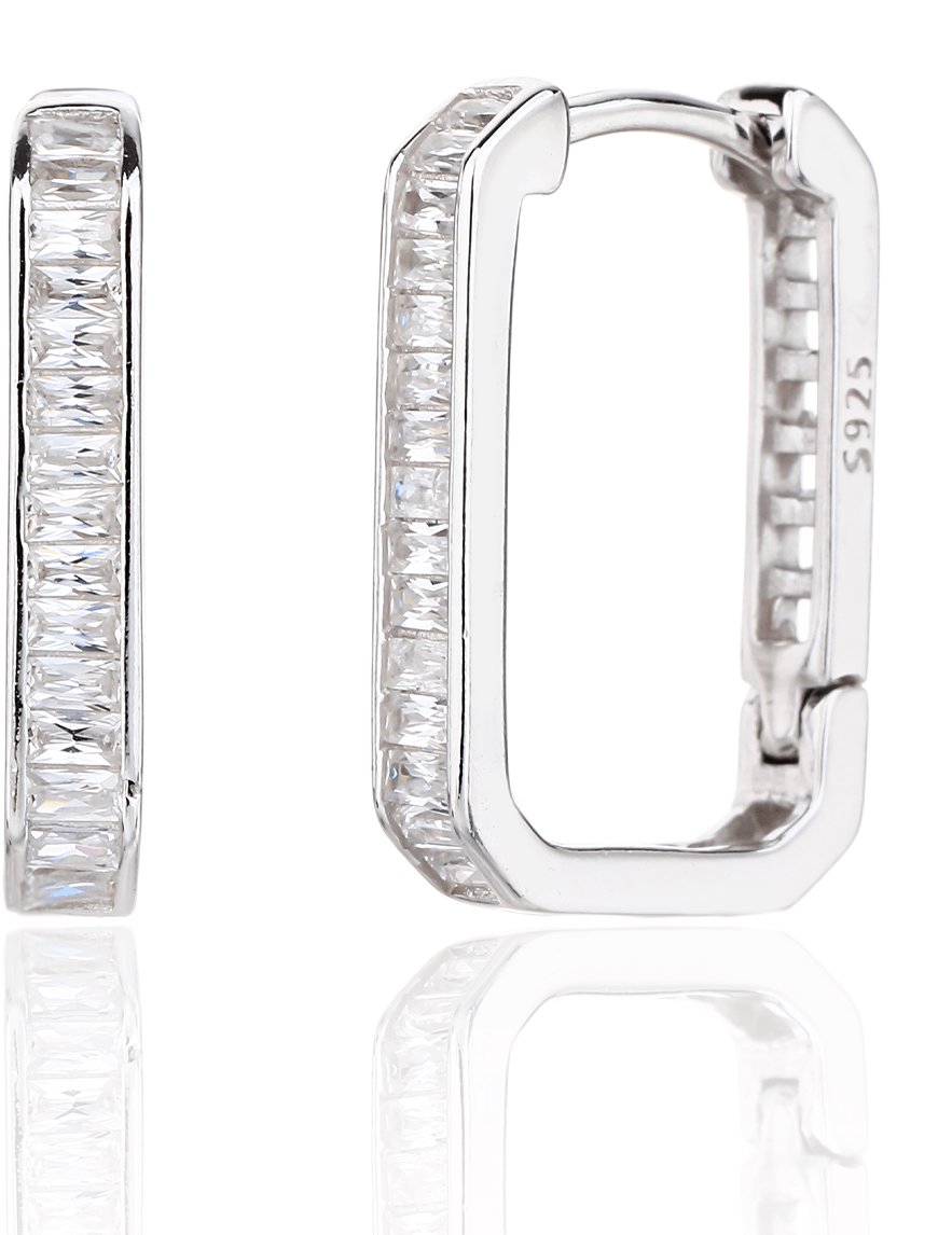 BEALIO 13945 Stříbrné náušnice OVÁLKY (Ag 925/1000, 2,15 g)