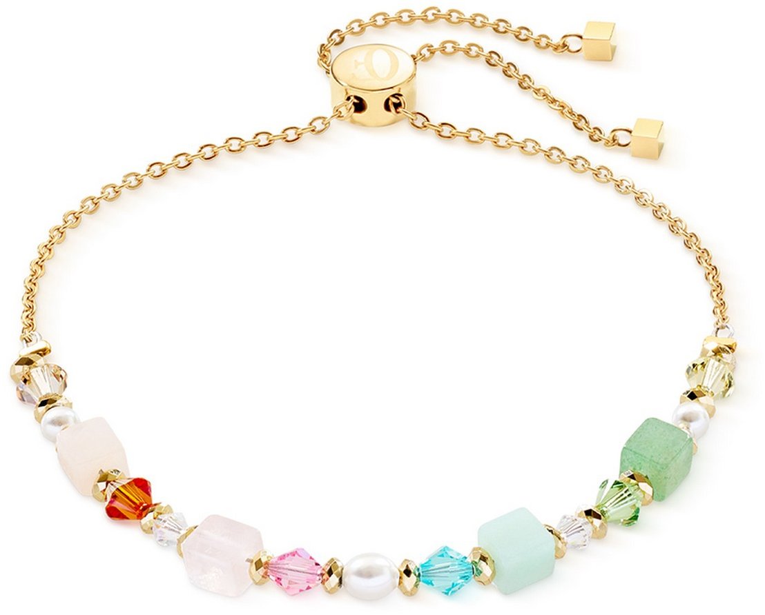 Coeur de Lion Dámský náramek Cube Princess Fusion Blossom gold 3031/30-1537