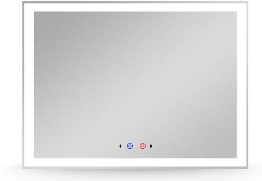 Nemlžící koupelnové zrcadlo s LED osvětlením 80 × 60 cm KZ1