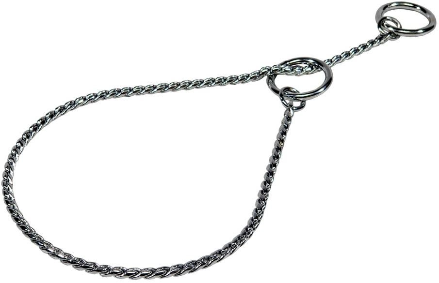 Bafpet Stahovací obojek SNAKE, silver, Stříbrný, 2.0mm × 20cm, 00150
