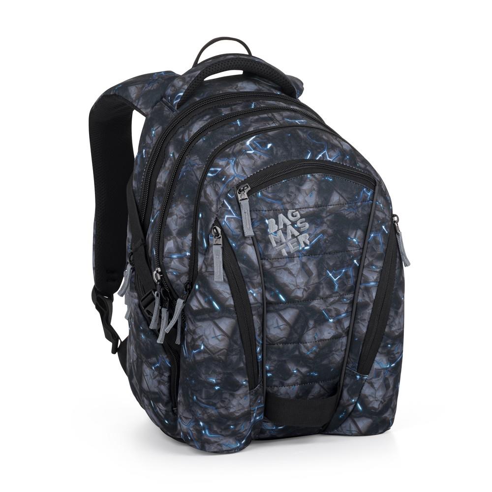 Studentský batoh BAGMASTER BAG 24 A v šedé barvě