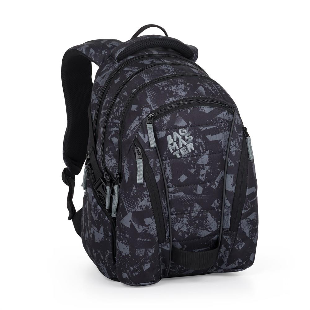 Šedý studentský batoh BAGMASTER BAG 24 B
