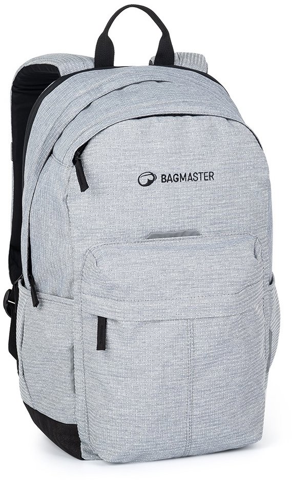 BAGMASTER městský batoh Poky 22 A, šedý dekor