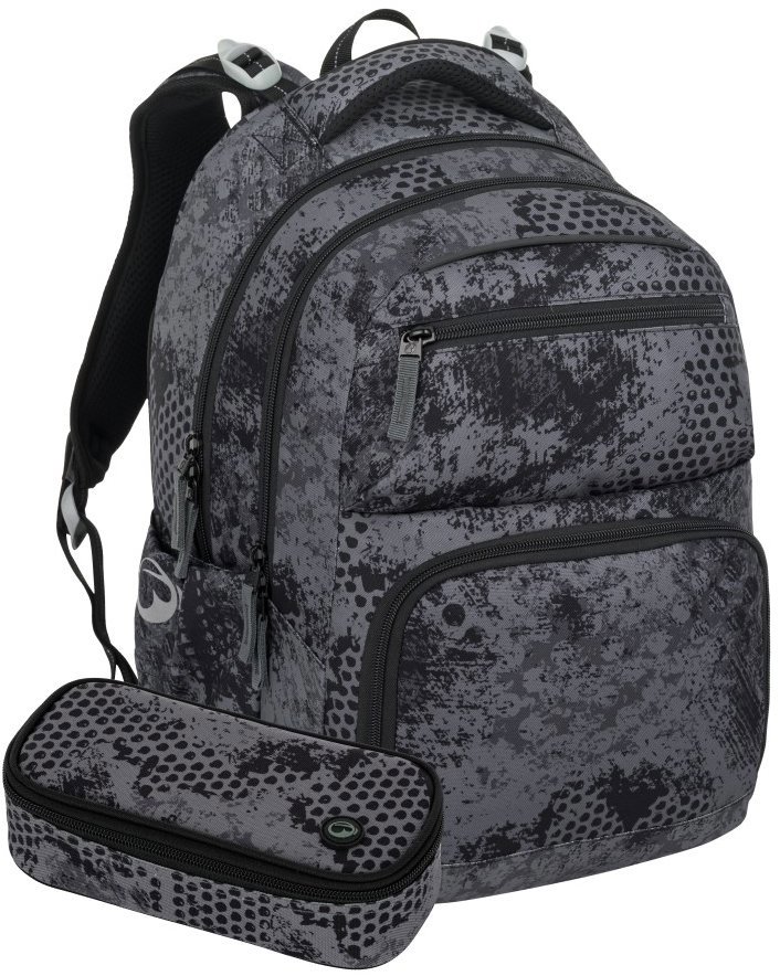 BAGMASTER Zipster 25 B šedý: batoh, penál