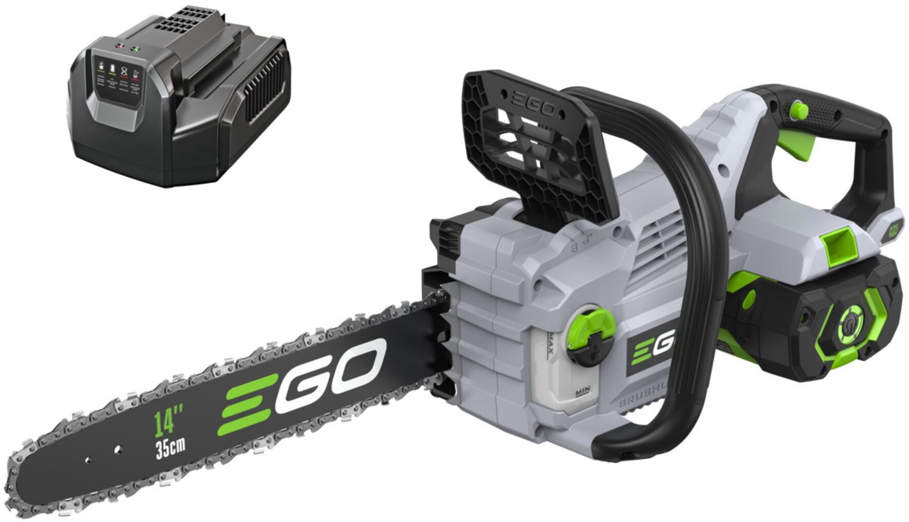 EGO Řetězová pila AKU s lištou 35 cm CS1411E (1x2 Ah)