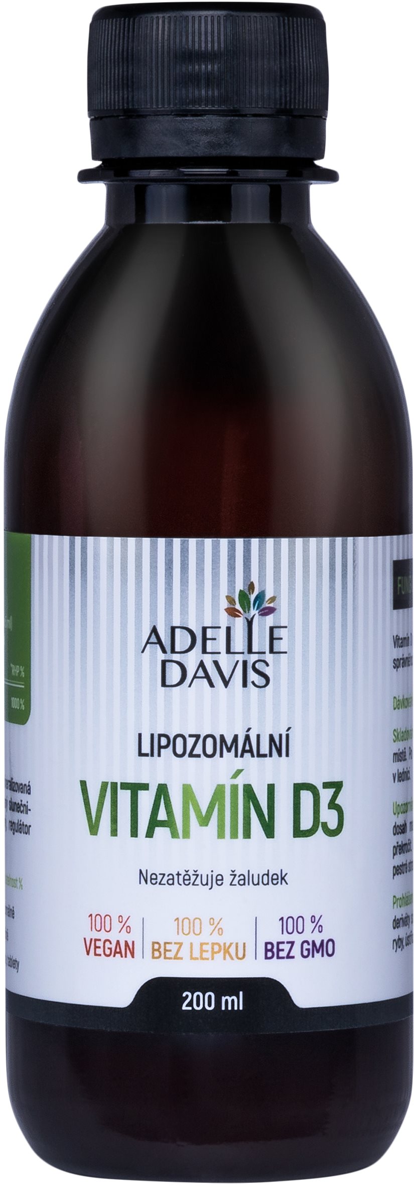 ADELLE DAVIS Lipozomální vitamín D3, 200 ml