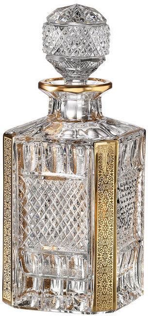 Bohemia Crystal Ručně broušená karafa na whisky Felicie Romantic 800ml