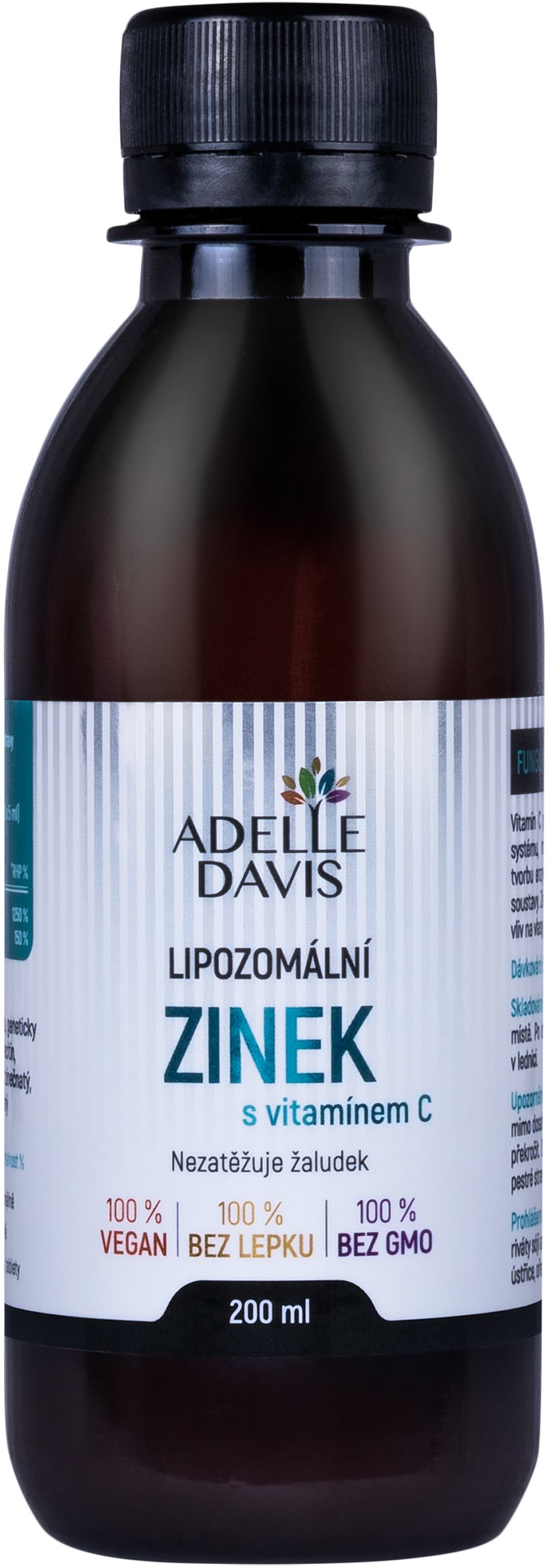 Adelle Davis Lipozomální zinek, 15mg (s vitamínem C)