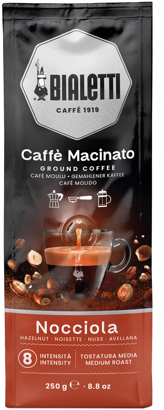 Bialetti Caffe Macinato Nocciola espresso, mletá, 250g