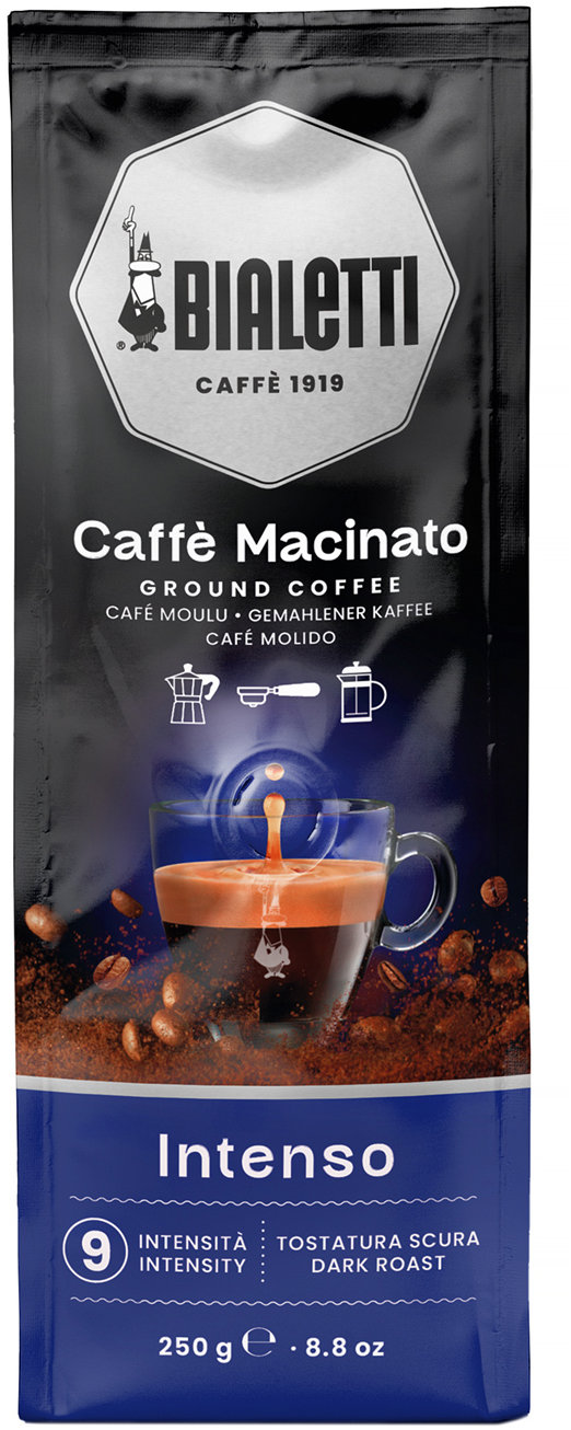 Bialetti Caffe Macinato Intenso espresso, mletá, 250g