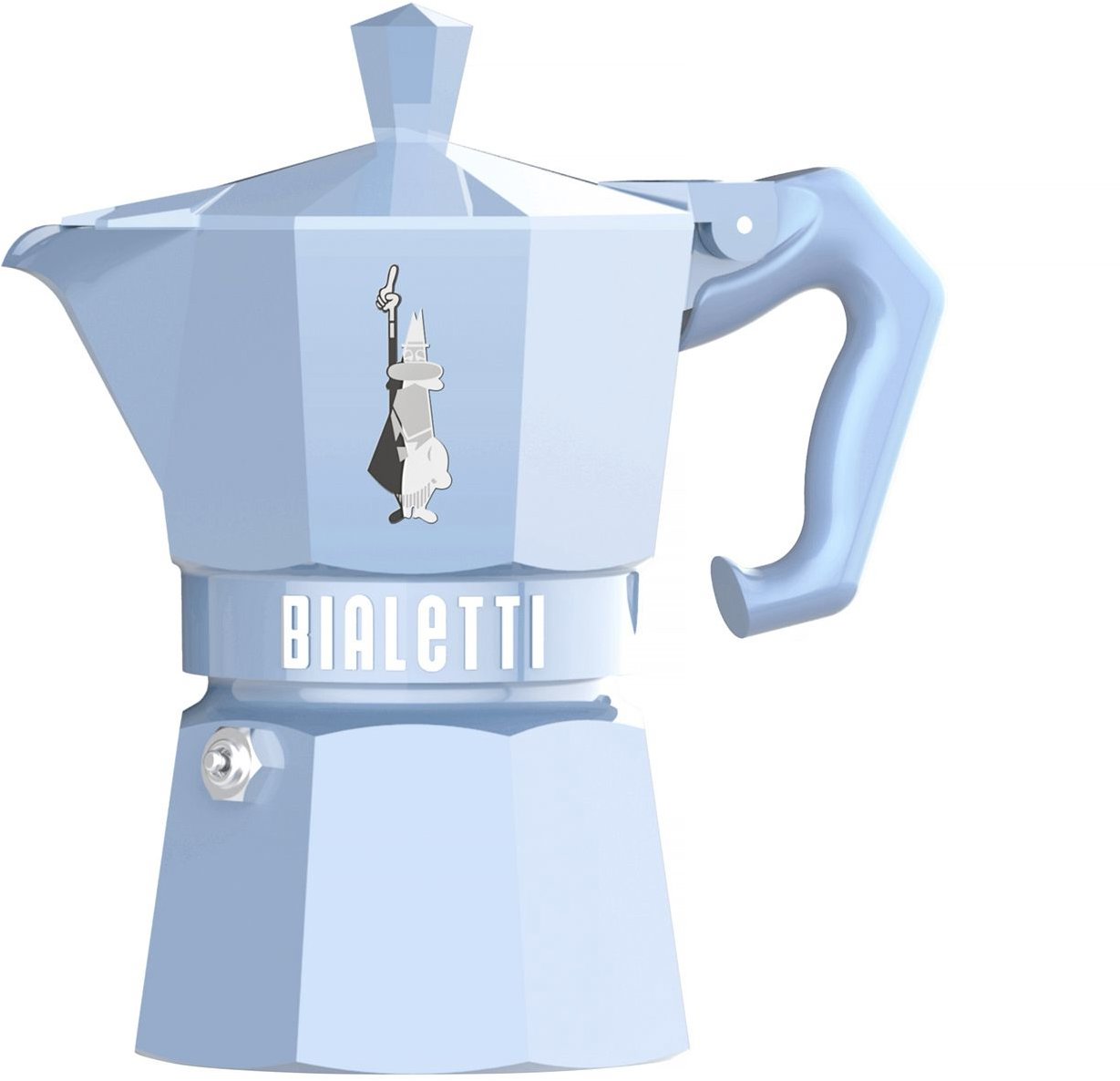 Bialetti Exclusive Moka světle modrá 3 porce