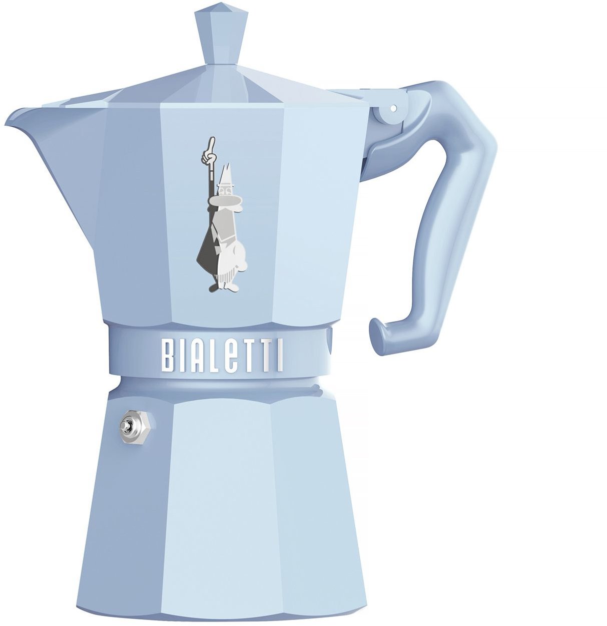 Bialetti Exclusive Moka světle modrá 6 porcí