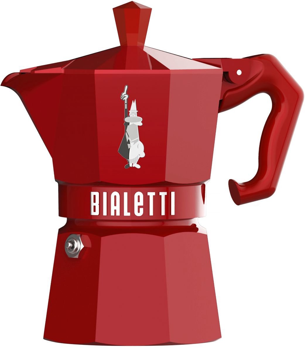 Bialetti Exclusive Moka červená 3 porce
