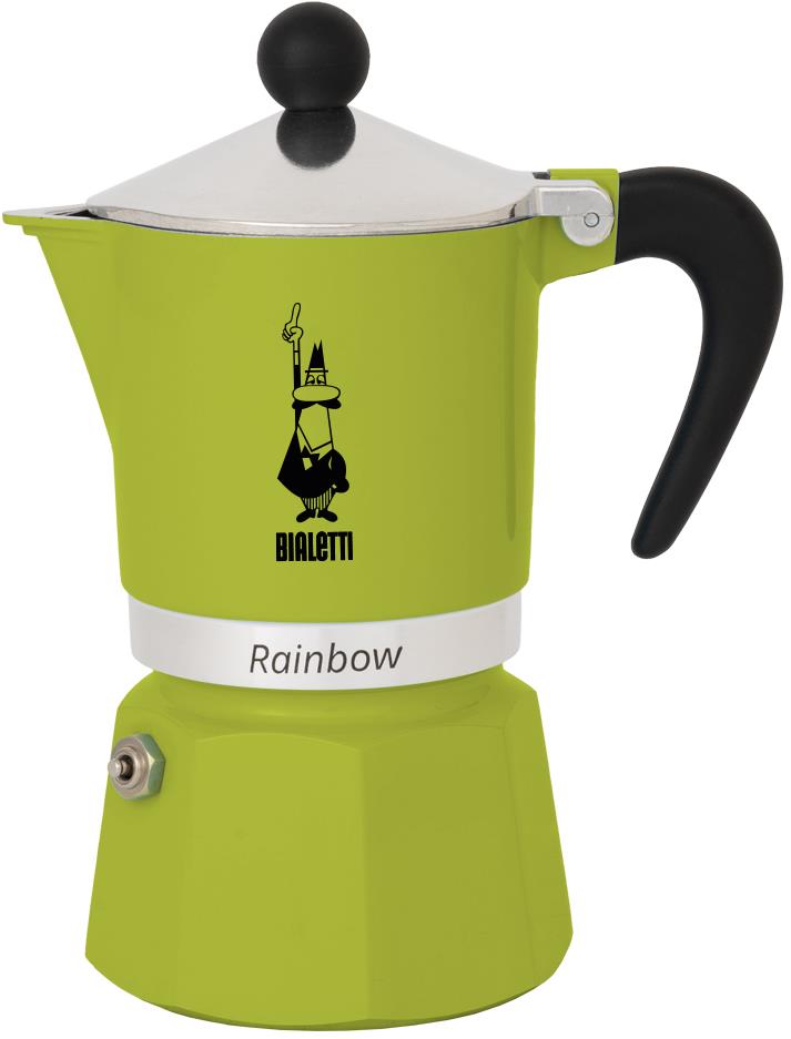 Bialetti Rainbow 3 porce zelená
