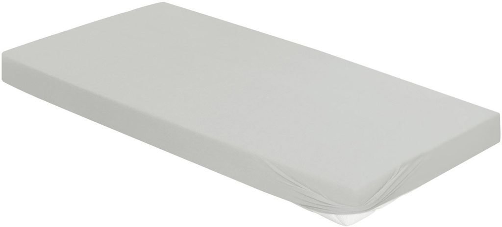Bierbaum Jersey prostěradlo 90 × 200 cm světle šedé