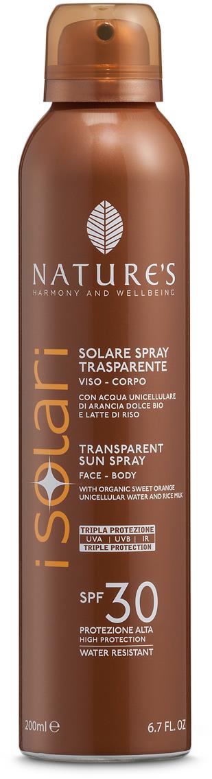 BIOS LINE SPA Nature´s I Solari transparentní SPF 30 200 ml