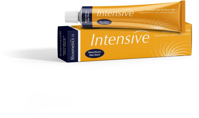 BIOSMETICS Barva na řasy a obočí Intensive Blue black, 20 ml