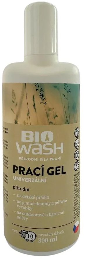 Biowash Prací gel přírodní 300 ml