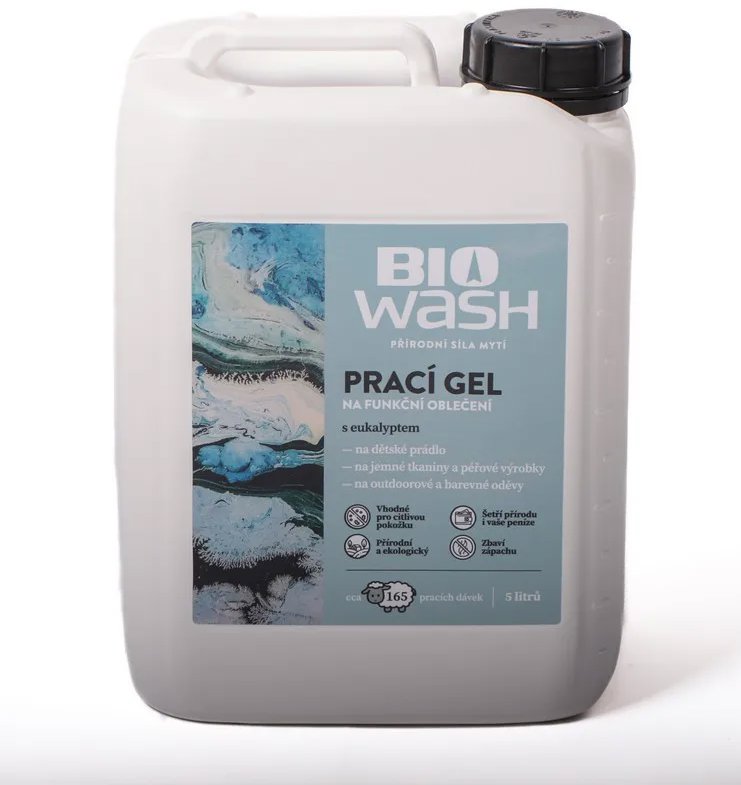 Biowash Prací gel sport Bio eukalytus 5 l
