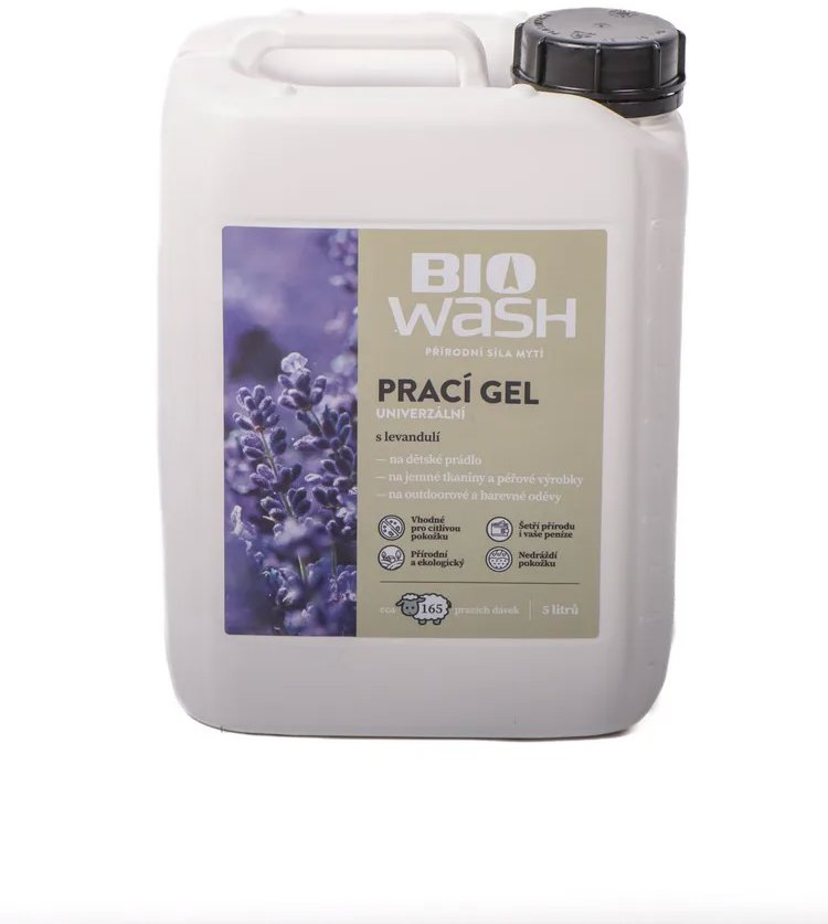 Biowash Prací gel levandule 5 l