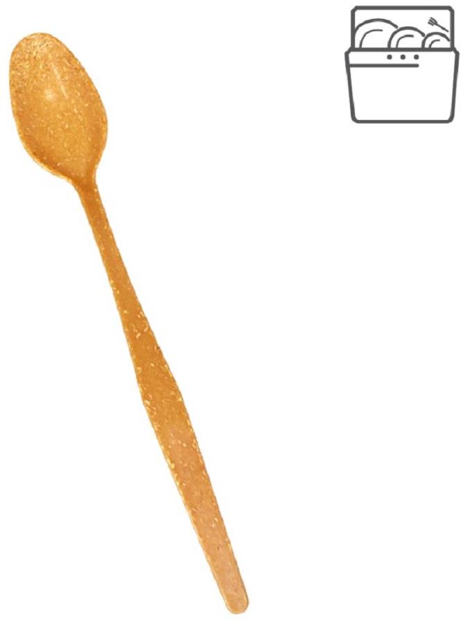 Bittner Lžička EKO kompozit dřevo/plast (WPC) koktejlová 18 cm, 200 ks
