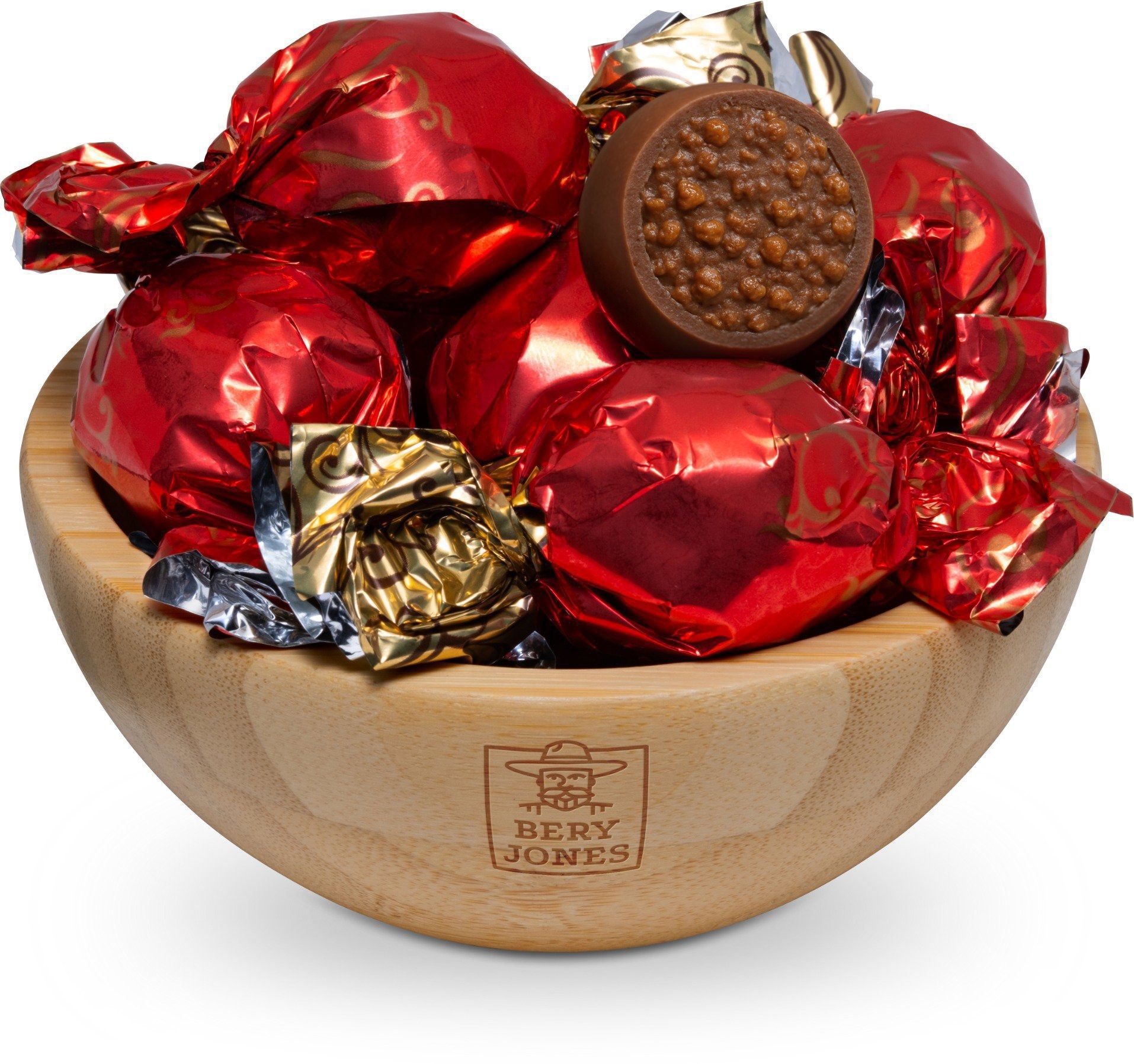 Bery Jones Pralinky mléčná čokoláda s lískooříškovým krémem 425g