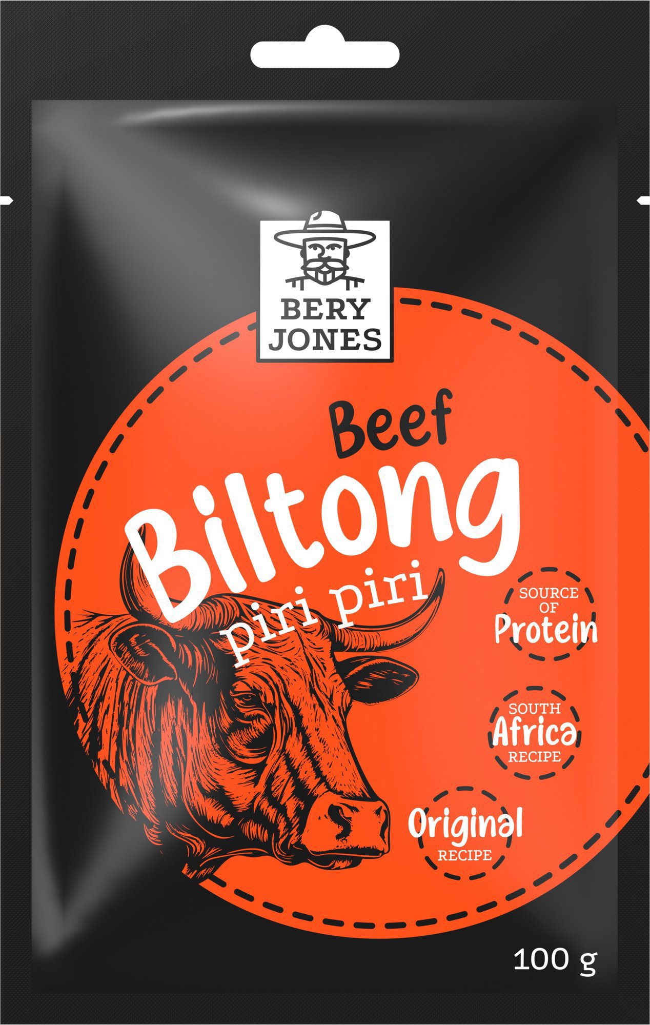 Bery Jones Biltong hovězí piri piri 100g