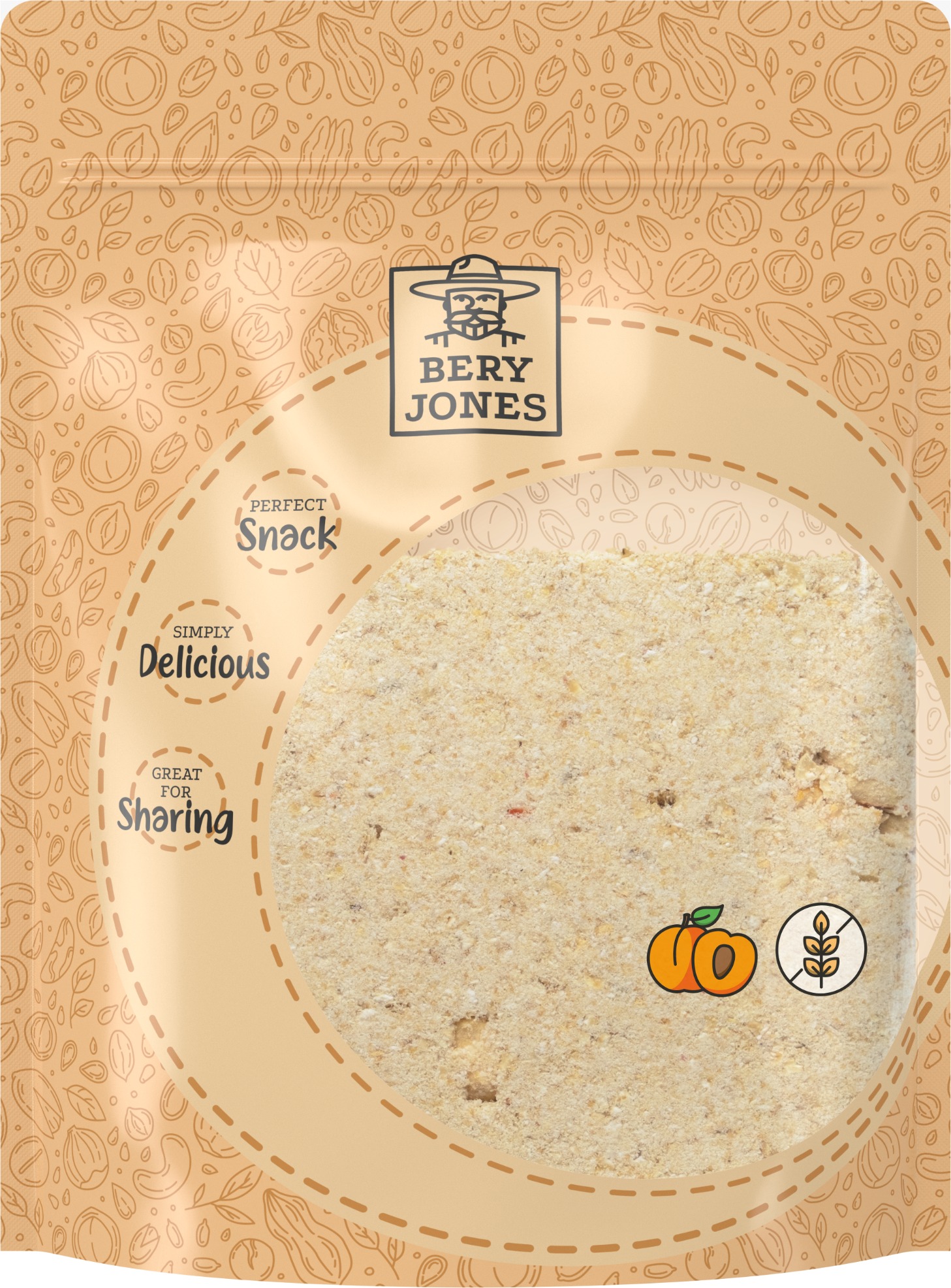 Bery Jones Kaše ovesná meruňková s kokosem bezlepková 500g