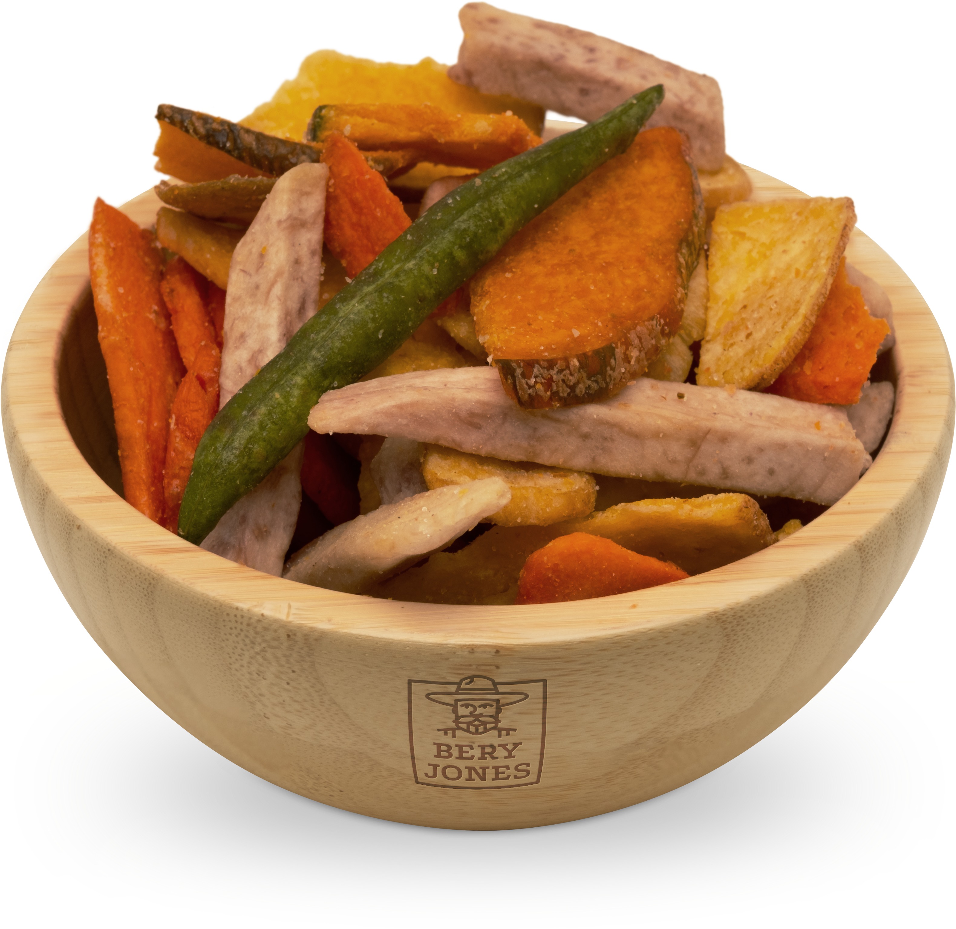 Bery Jones Chipsy zeleninové s příchutí wasabi 100g