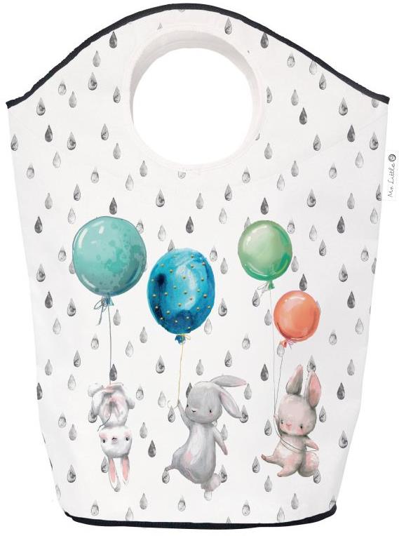 Butter Kings Koš na prádlo a hračky forest school-flying bunnies 60 l