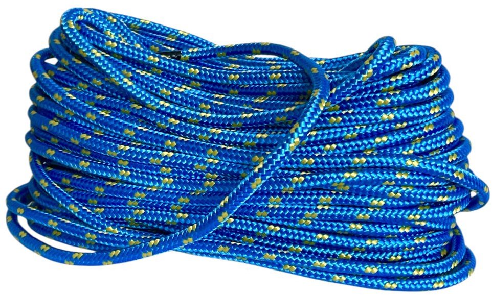 BKshop PPF 10 Polypropylenové lano pletené s jádrem, průměr 10 mm, 30 m modré