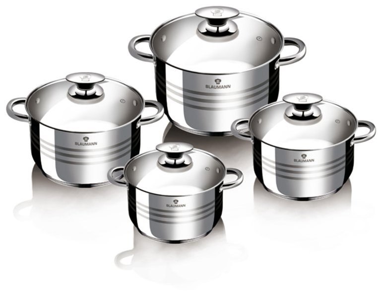 Blaumann Gourmet Line Sada nádobí 8 ks nerez