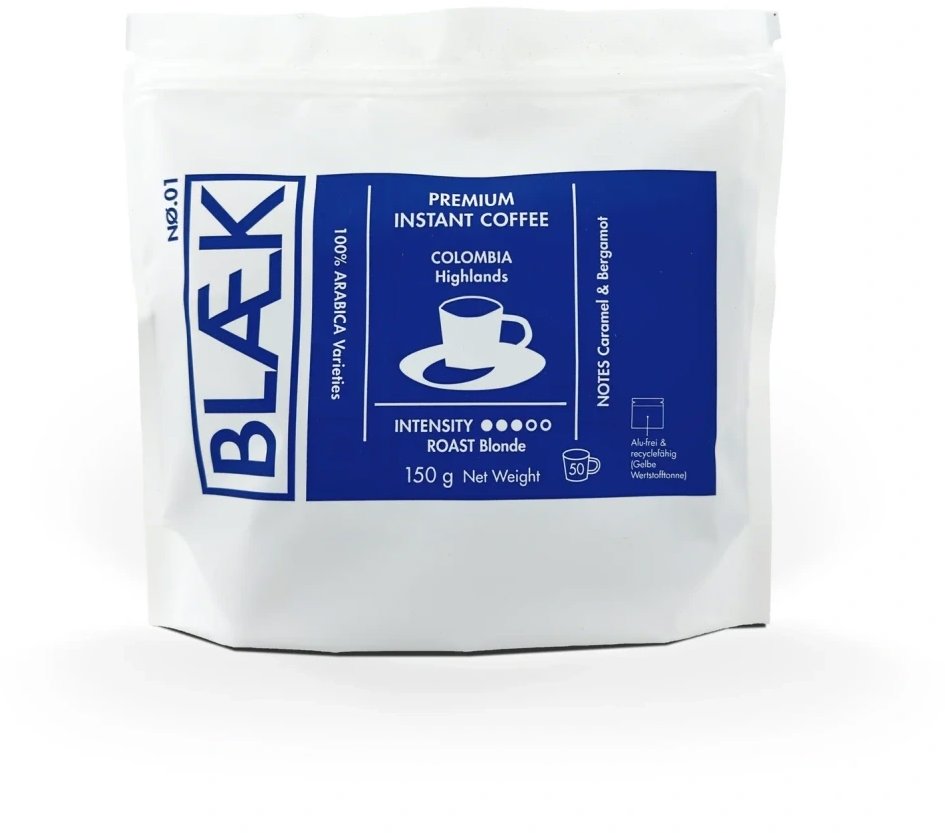 BLAEK Výběrová instantní káva No.1 – Blonde Roast (60 g) | Kafista