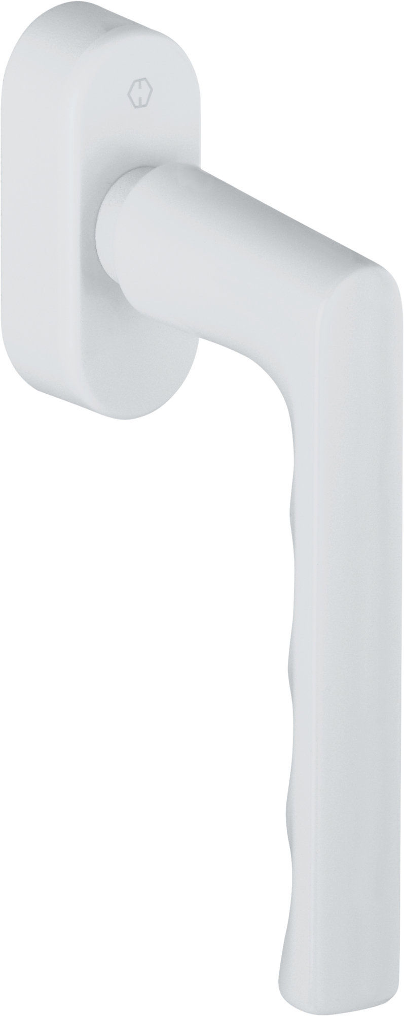 Hoppe Hamburg SecuForte 7 / 32 - 42 mm, M5 × 45 mm + M5 × 50 mm, 45°, RAL9016 bílá