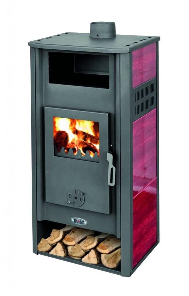 BLIST Ambasador LM N, červená, 9 kW, kouřovod 120 mm