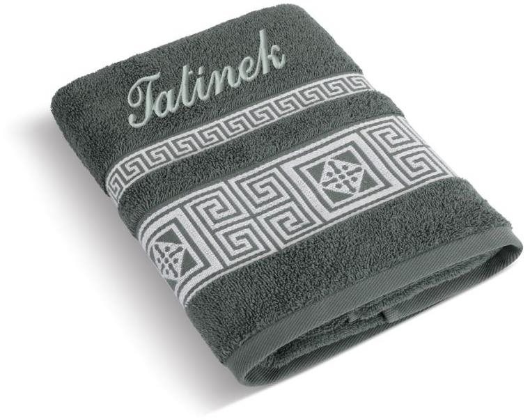 BELLATEX s.r.o. Froté ručník 50×100 řecká kolekce 155/038 s výšivkou Tatínek