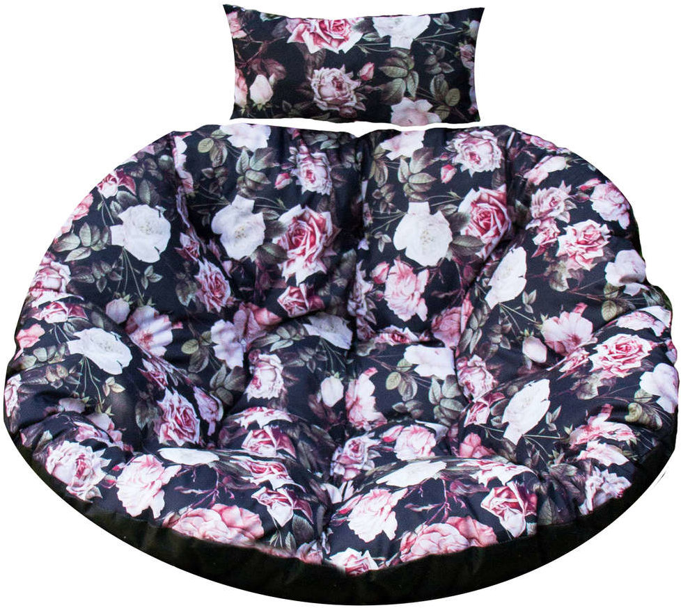 Blomster Kulatý polstr na závěsnou houpačku kokon, růže