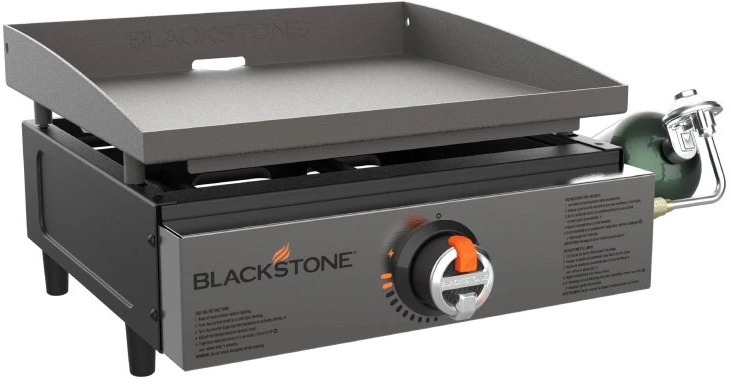 BLACKSTONE Stolní plynový gril 17" Griddle s nerezovým panelem
