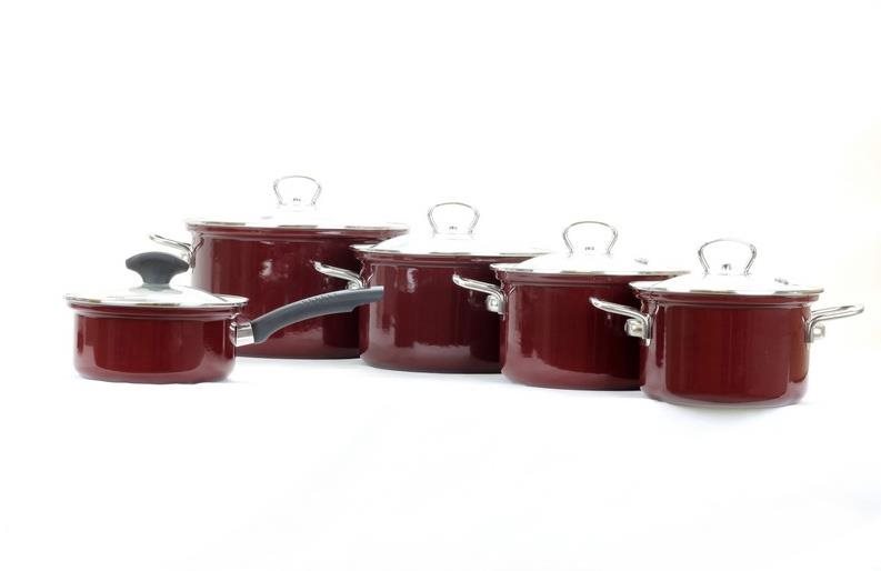 Belis Smaltovaná sada nádobí Eco-Ceramic 5ks