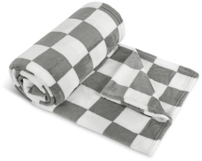 BELLATEX Kemping plus 7700/040 150×200 šedá kostka