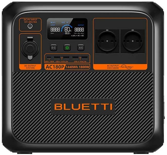 Bluetti Portable Power Station AC180P - 1440Wh