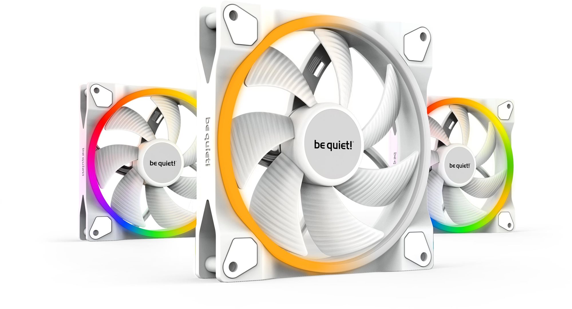 Be quiet! Light Wings White 140mm PWM high-speed Triple Pack