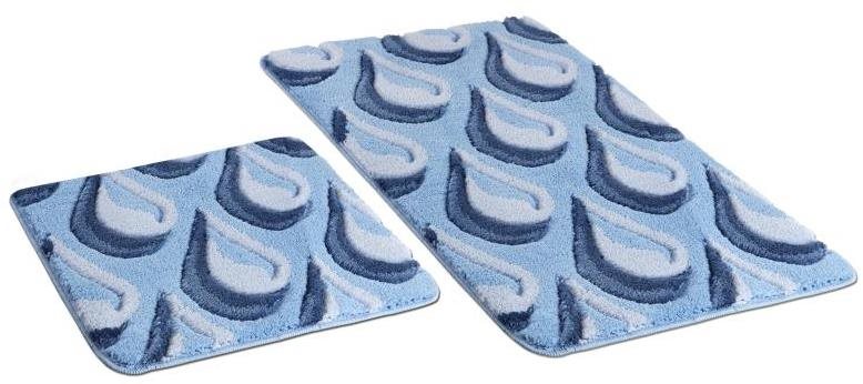 Bellatex ULTRA sada 60 × 100, 60 × 50 cm - modré kapky